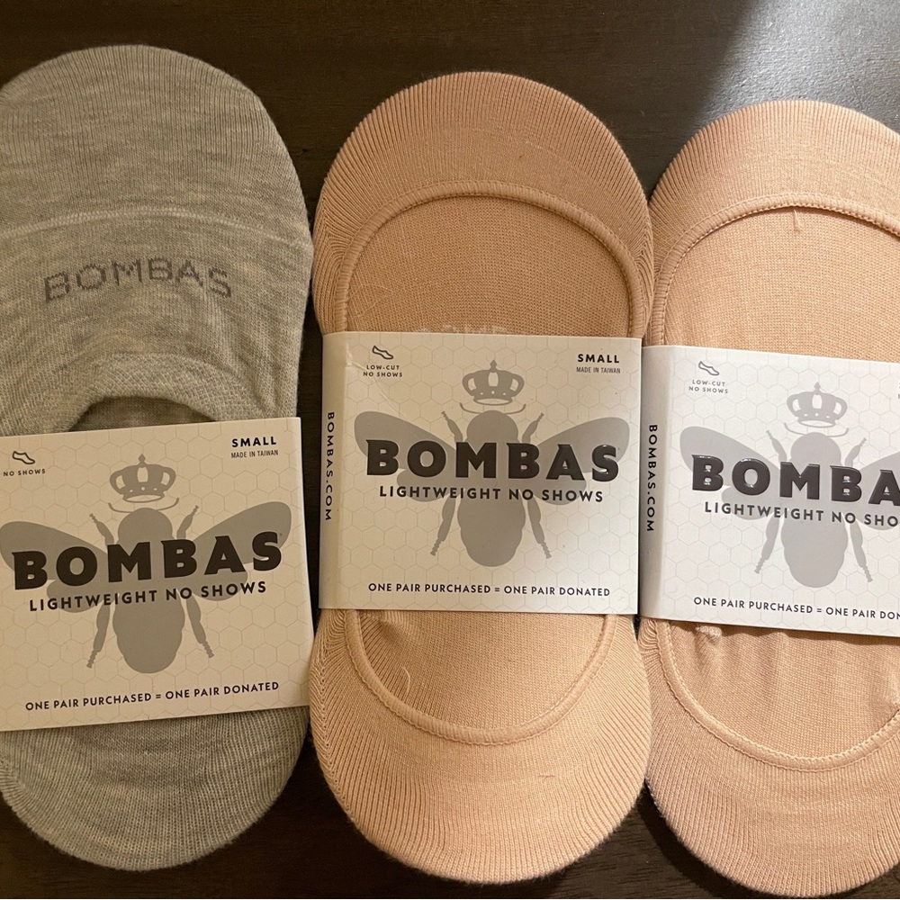 Bombas Lightweight No Show Socks New